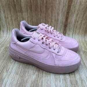 Nike Air Force 1 PLT.AF.ORM Women's Size 9.5 Pink Leather Shoes DJ9946-600